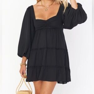 Show Me Your MuMu Black Mandi Dress XS